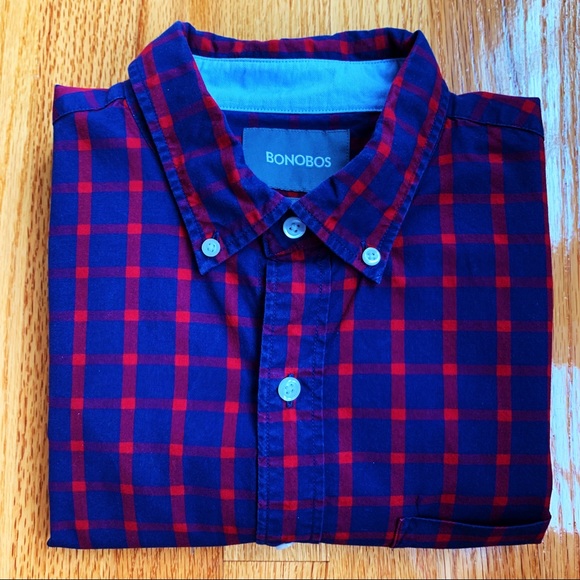 Bonobos Other - Bonobos | Plaid Shirt Blue & Red - Size M
